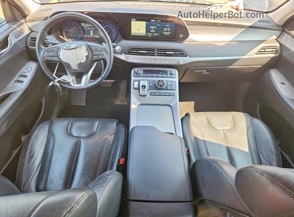 KM8R3DHE5LU043540 2020 HYUNDAI PALISADE Blue Widok deski rozdzielczej