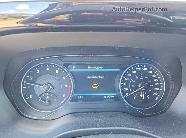 KM8R3DHE5LU120228 2020 HYUNDAI PALISADE Black ხელსაწყოთა პანელის ხედი