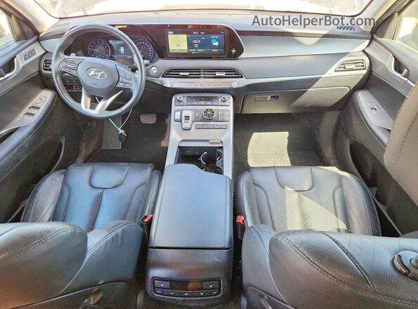 KM8R3DHE5LU120228 2020 HYUNDAI PALISADE Black წინა პანელის ხედი