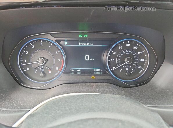 KM8R3DHE6NU355756 2022 HYUNDAI PALISADE Charcoal ხელსაწყოთა პანელის ხედი