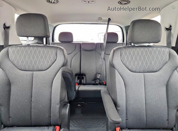 KM8R3DHE6NU355756 2022 HYUNDAI PALISADE Charcoal უკანა სავარძლების ხედი