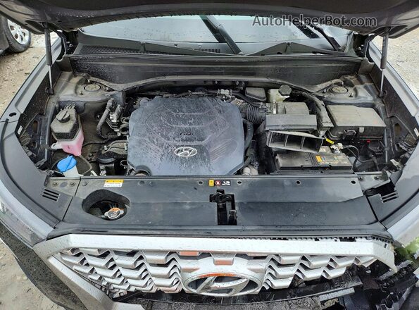 KM8R3DHE6NU355756 2022 HYUNDAI PALISADE Charcoal ძრავის განყოფილების ხედი