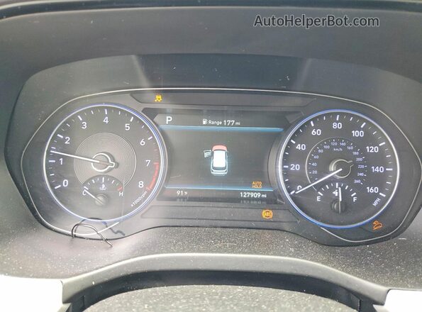 KM8R3DHEXMU201923 2021 HYUNDAI PALISADE White ხელსაწყოთა პანელის ხედი