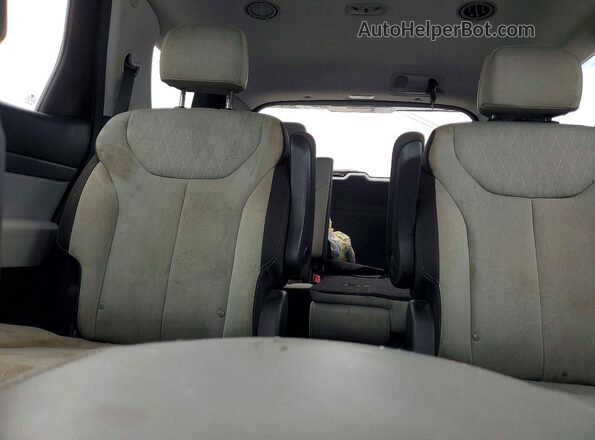 KM8R3DHEXMU201923 2021 HYUNDAI PALISADE White უკანა სავარძლების ხედი