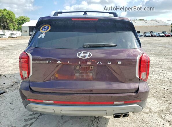 KM8R44GE4SU827768 2025 HYUNDAI PALISADE Purple Rear view