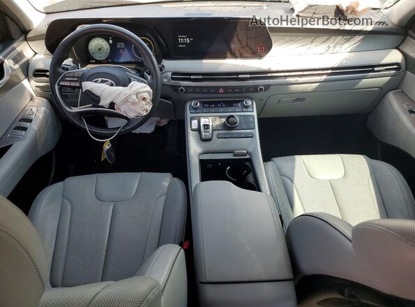 KM8R44GEXPU574690 2023 HYUNDAI PALISADE Gray Vista del salpicadero
