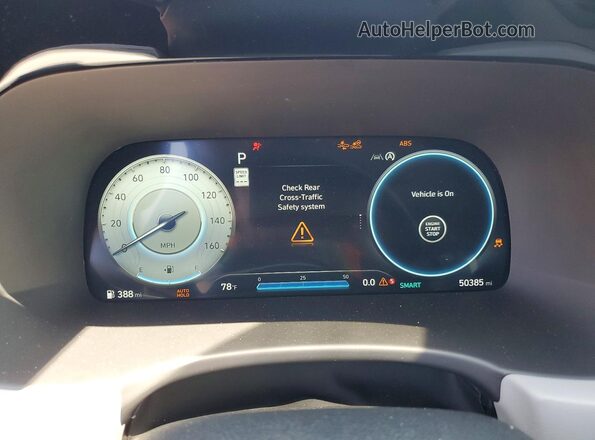 KM8R44GEXPU574690 2023 HYUNDAI PALISADE Gray Vista del cuadro de instrumentos