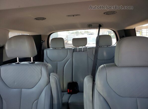 KM8R44GEXPU574690 2023 HYUNDAI PALISADE Gray Vista de los asientos traseros