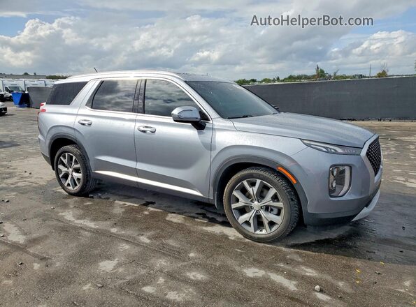 KM8R44HE0LU119873 2020 HYUNDAI PALISADE Gray Delantero derecho