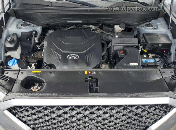 KM8R44HE0LU119873 2020 HYUNDAI PALISADE Gray Vista del compartimento del motor