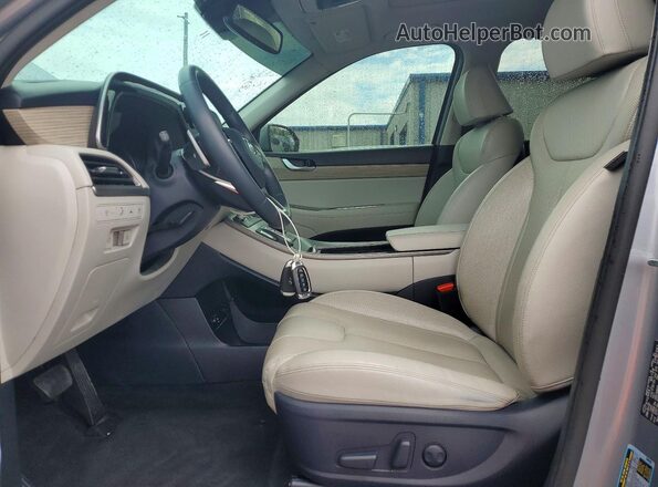 KM8R44HE0LU119873 2020 HYUNDAI PALISADE Gray Vista interior delantera
