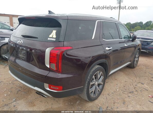 KM8R44HE0NU417813 2022 HYUNDAI PALISADE Burgundy Rear right