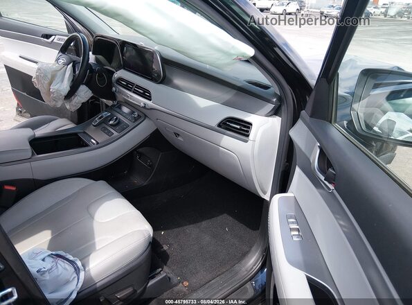 KM8R44HE3LU148087 2020 HYUNDAI PALISADE Black Widok wnętrza z przodu