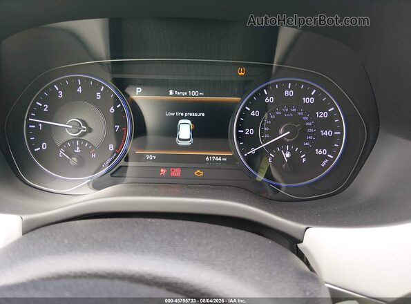 KM8R44HE3LU148087 2020 HYUNDAI PALISADE Black Widok tylnych siedzeń