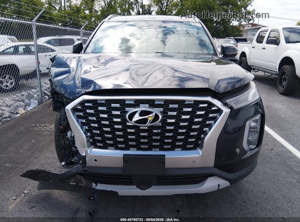 KM8R44HE3LU148087 2020 HYUNDAI PALISADE Black Widok wnętrza z tyłu