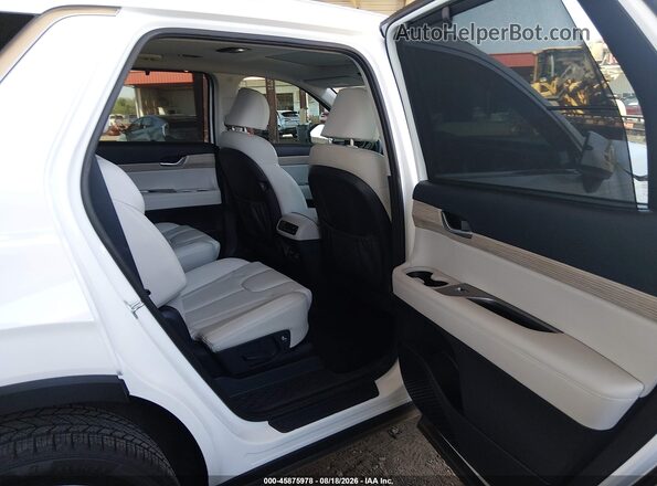 KM8R44HE3NU476743 2022 HYUNDAI PALISADE White Widok naklejki z numerem VIN