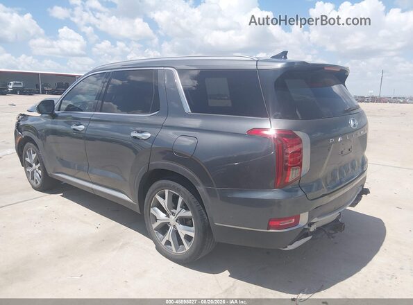 KM8R44HE4MU177888 2021 HYUNDAI PALISADE Gray Հետևի ձախ