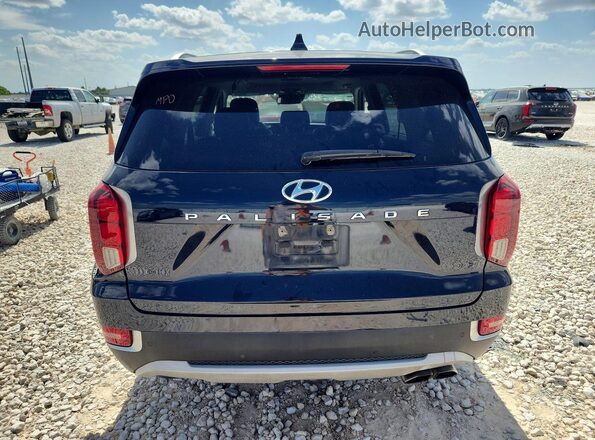 KM8R44HE4MU218522 2021 HYUNDAI PALISADE Black Հետևի տեսք