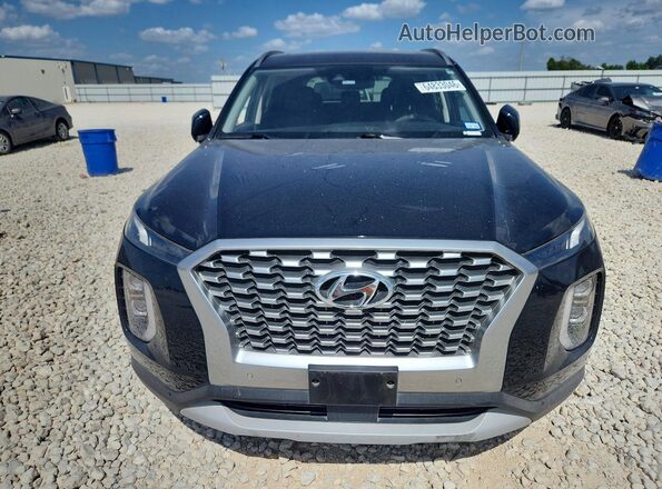 KM8R44HE4MU218522 2021 HYUNDAI PALISADE Black Դիմացի տեսք