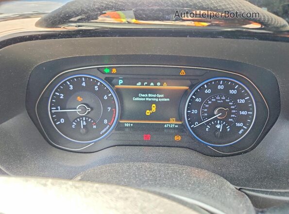 KM8R44HE4MU218522 2021 HYUNDAI PALISADE Black Սարքավորումների վահանակի տեսք