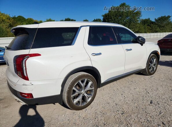 KM8R44HE4MU266618 2021 HYUNDAI PALISADE White Задня права чверть