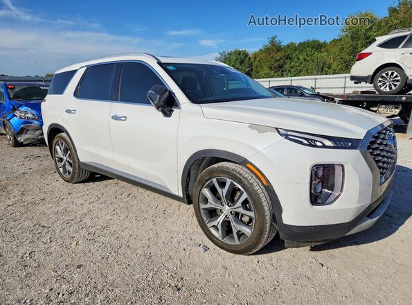 KM8R44HE4MU266618 2021 HYUNDAI PALISADE White Передня права чверть