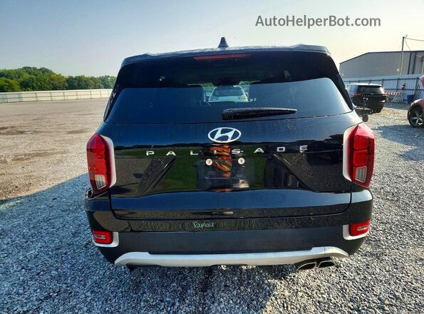 KM8R44HE4MU313968 2021 HYUNDAI PALISADE Black Widok z tyłu