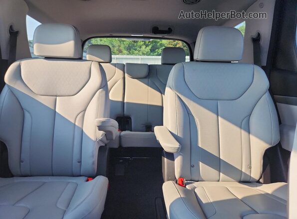 KM8R44HE4MU313968 2021 HYUNDAI PALISADE Black Widok tylnych siedzeń