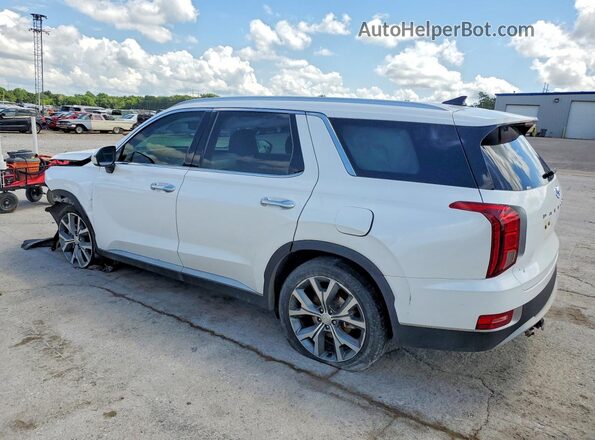 KM8R44HE8MU210729 2021 HYUNDAI PALISADE White უკანა მარცხენა