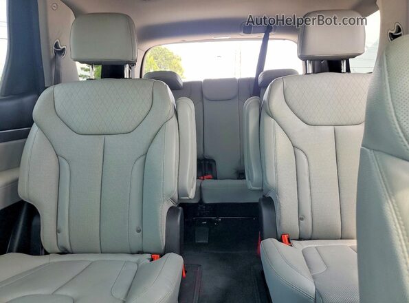 KM8R44HE8MU278786 2021 HYUNDAI PALISADE Белый Вид задних сидений