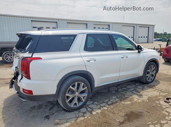 KM8R44HE8MU278786 2021 HYUNDAI PALISADE Белый Задняя правая четверть