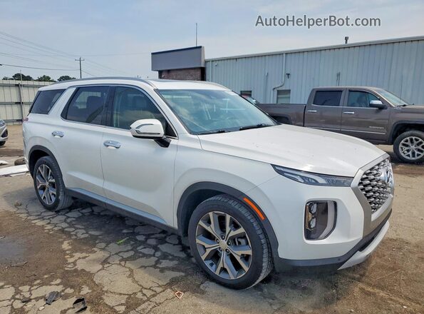 KM8R44HE8MU278786 2021 HYUNDAI PALISADE Белый Передняя правая четверть