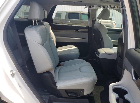 KM8R44HE8MU278786 2021 HYUNDAI PALISADE Белый Вид задней части салона