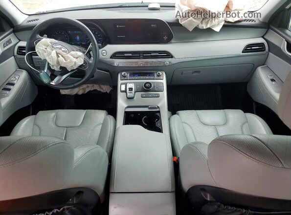 KM8R44HE8NU452597 2022 HYUNDAI PALISADE White წინა პანელის ხედი