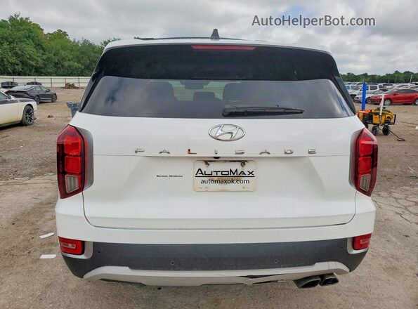 KM8R44HE8NU452597 2022 HYUNDAI PALISADE White უკანა ხედი