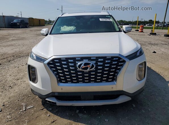 KM8R44HE9LU112761 2020 HYUNDAI PALISADE White Vista frontal