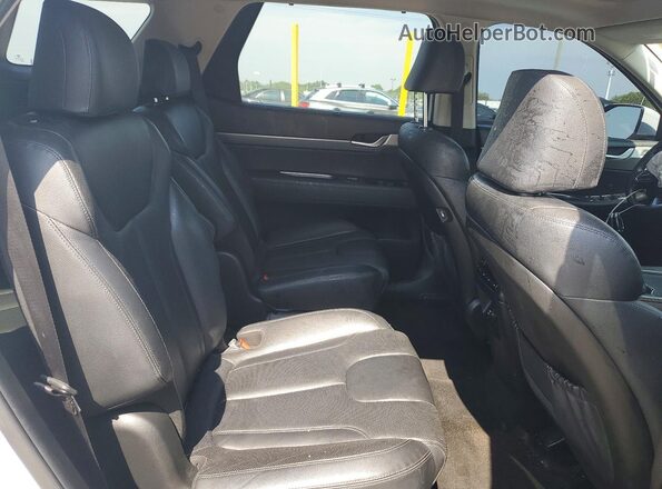 KM8R44HE9LU112761 2020 HYUNDAI PALISADE White Vista interior trasera