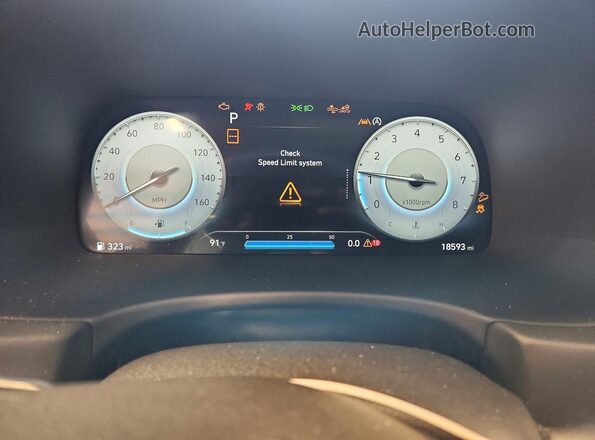 KM8R4DGE2SU839692 2025 HYUNDAI PALISADE Угольный Вид щитка приборов