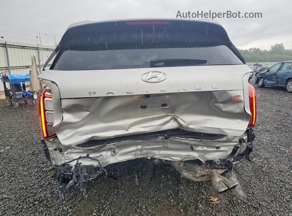 KM8R4DGE4SU809352 2025 HYUNDAI PALISADE Gray Вид ззаду