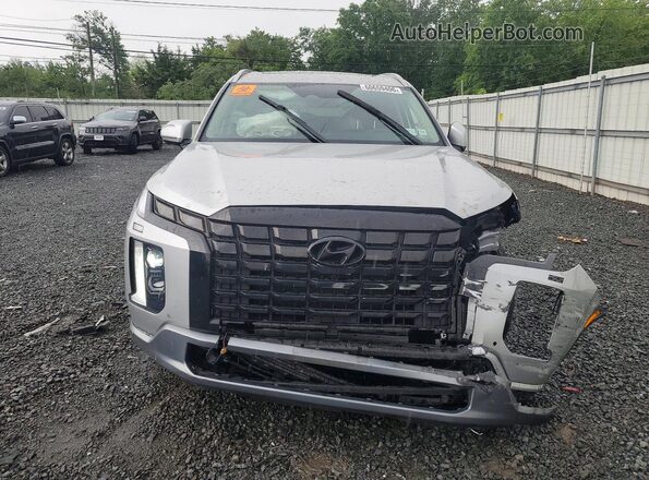 KM8R4DGE4SU809352 2025 HYUNDAI PALISADE Gray Вид спереду