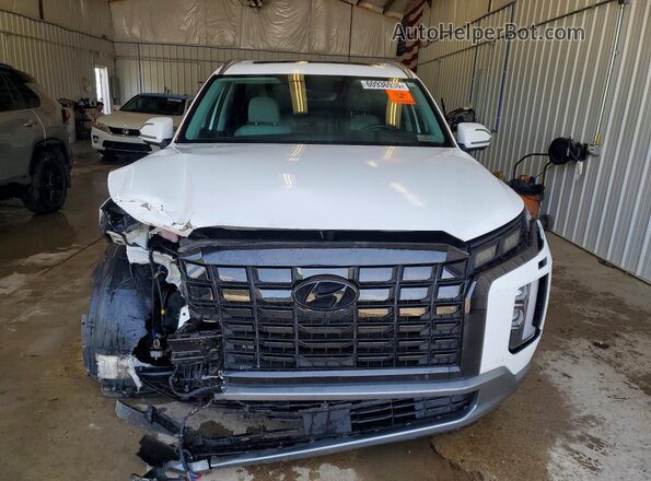 KM8R4DGE9PU574180 2023 HYUNDAI PALISADE Белый Вид спереди