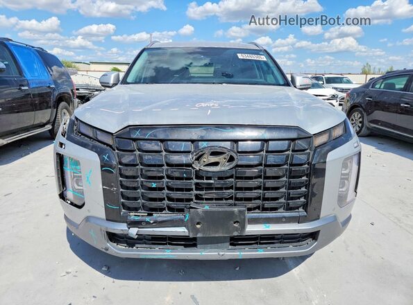 KM8R4DGEXPU541401 2023 HYUNDAI PALISADE Silver წინა ხედი