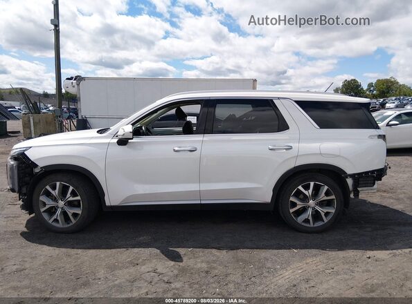 KM8R4DHE0LU079391 2020 HYUNDAI PALISADE White Widok wnętrza 360 stopni
