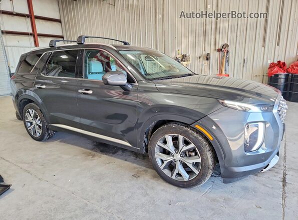 KM8R4DHE0LU169396 2020 HYUNDAI PALISADE Gray წინა მარჯვენა
