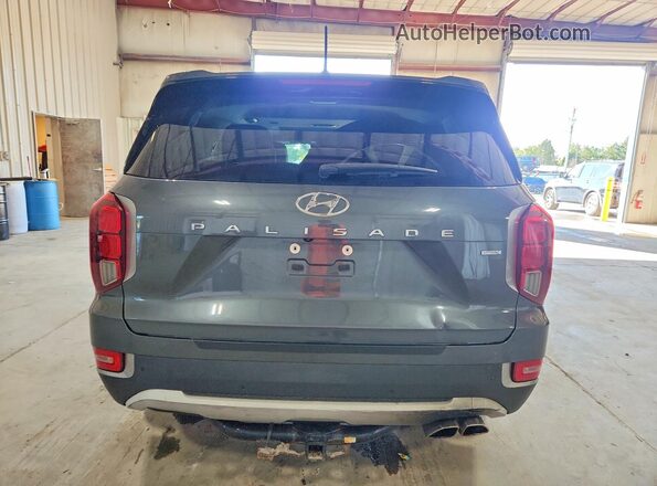 KM8R4DHE0LU169396 2020 HYUNDAI PALISADE Gray უკანა ხედი