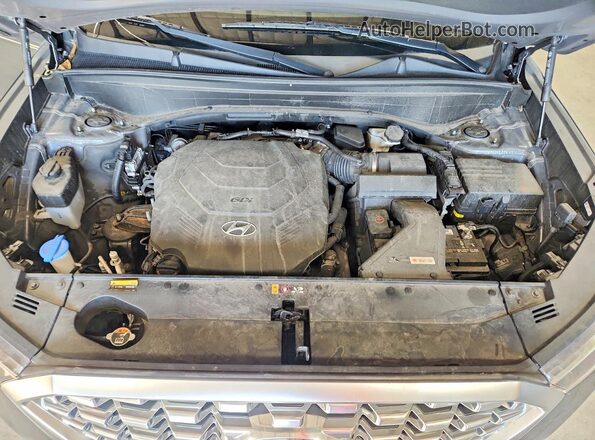 KM8R4DHE0LU169396 2020 HYUNDAI PALISADE Gray ძრავის განყოფილების ხედი
