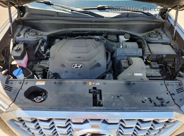 KM8R4DHE0MU219568 2021 HYUNDAI PALISADE Black Вид підкапотного простору