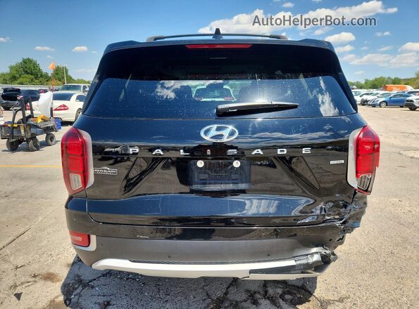 KM8R4DHE0MU219568 2021 HYUNDAI PALISADE Black Вид ззаду