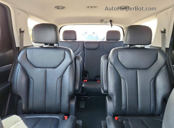 KM8R4DHE0MU219568 2021 HYUNDAI PALISADE Black Вид задніх сидінь
