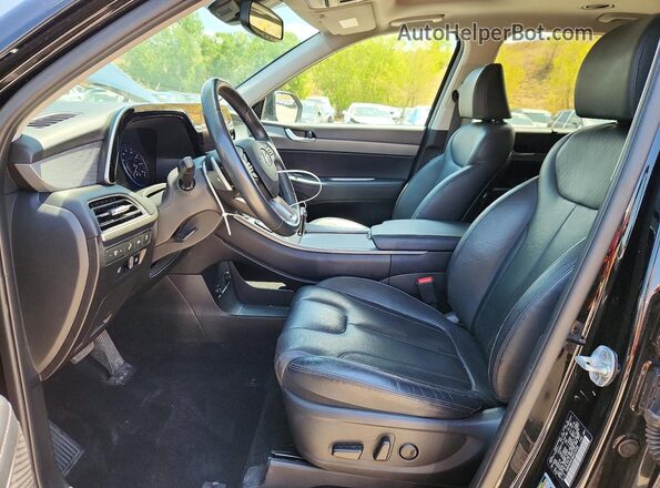 KM8R4DHE0MU219568 2021 HYUNDAI PALISADE Black Вид салону спереду
